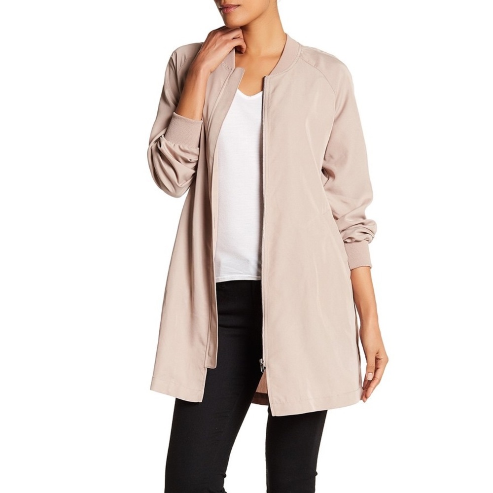 Longline Bomber Jacket